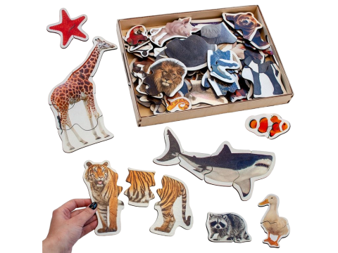Dřevěné puzzle